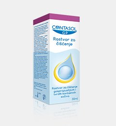 Rastvor za čišćenje gp kontaknih sočiva CONTASOL