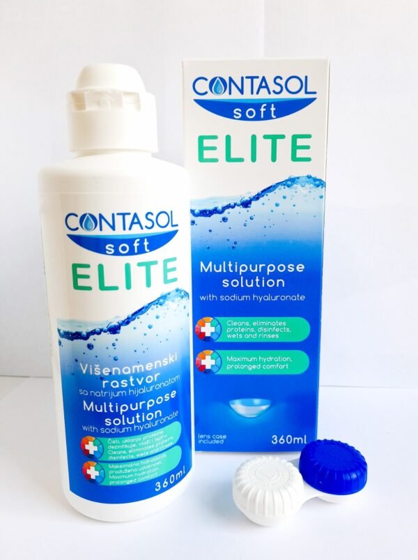 Univerzalni rastvor za dezinfekciju i čišćenje mekih kontaknih sočiva CONTASOL